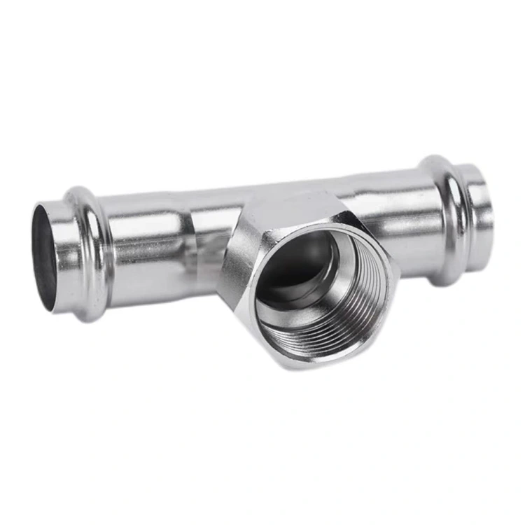 महिला थ्रेडेड टी डबल-प्रेस गर्नुहोस्