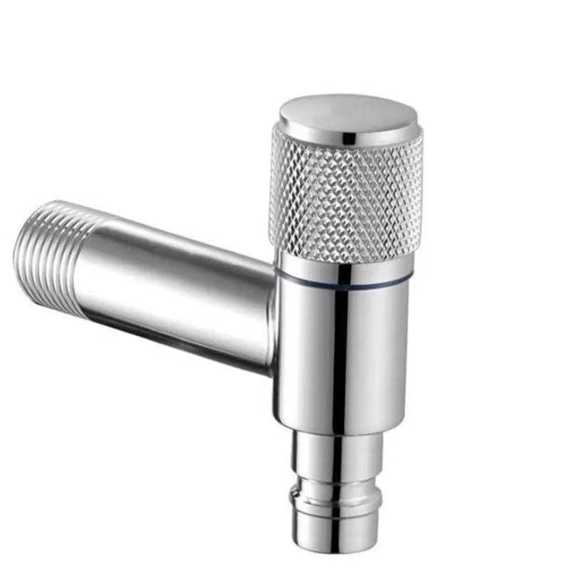 विस्तारित Knurled ह्यान्डल वाटर-स्टप कोण भल्भ